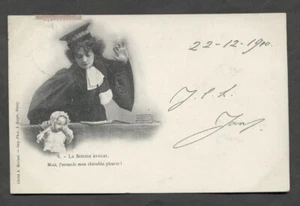 Abogado # 8 Defensor Feminista Abogado Bebé Sello 1900 - Imagen 1 de 1