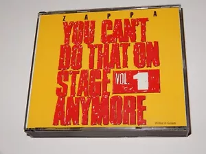 ZAPPA YOU CAN'T DO THAT ON STAGE LONGER VOL.1 CD - Bild 1 von 4