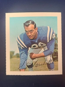 1964 Wheaties NFL Football Briefmarke Gino Marchetti Baltimore Colts gute Zentrierung - Bild 1 von 2