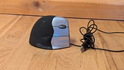 Evoluent Vertical Mouse 3 Rev2 Wired USB Mouse Right-Handed VM3R2-RSB -READ! - Image 1 of 4