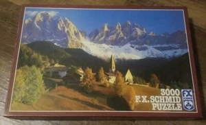 FX Schmid 3000 Piece Puzzle Villnöß Valley / The Dolomites Rare Brand New Sealed - Picture 1 of 3