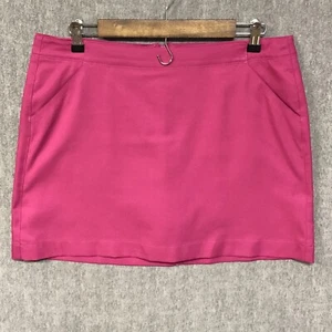 PGA Skort Womens 16 Pink Tennis Golf Pickle Ball Knee Length Pockets Skirt - Picture 1 of 12