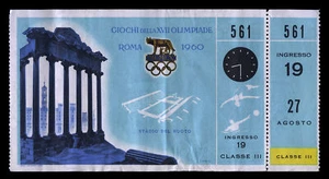 biglietto GIOCHI DELLA XVII OLIMPIADE ROMA 1960 nuoto - Bild 1 von 2