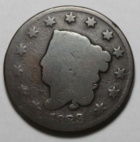 1823 Large Cent LW883 Cover
