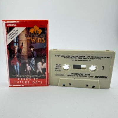 Here's To Future Days By The Thompson Twins (Cassette Tape 1985 Arista)  - Image 1 of 4