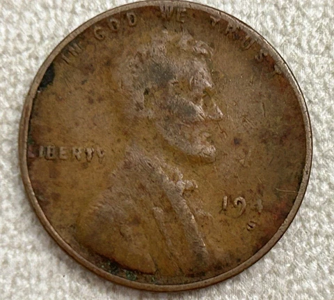 1946 S Lincoln Wheat Cent ERROR "Ghost" missing "6" in date US Mint Coin Error Cover