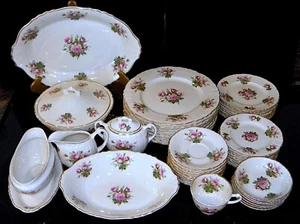Beautiful Vintage 1960's Syracuse China "June Rose" Dinnerware. Made in the USA - Picture 1 of 98