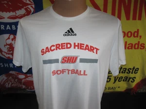SACRED HEART University Pioneers SOFTBALL T Shirt Uomo XL Adidas NCAA SHU CONN - Foto 1 di 4