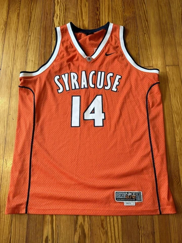 VTG Nike Elite Syracuse Orange #14 Basketball Jersey STITCHED Men’s 2XL+2 Cover