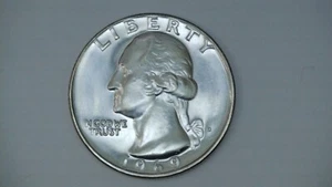1969 D Washington Quarter Uncirculated GEM BU from mint set - Picture 1 of 2