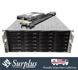 36x 4TB SAS2 FREENAS 4U 36 Bay Server Storage 2x E5-2667 V2 16 core 3.3Ghz 128GB - Picture 1 of 3