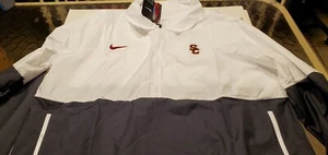 USC Trojans Nike NCAA On-field Apparel Windbreaker L/S Large - Picture 1 of 4