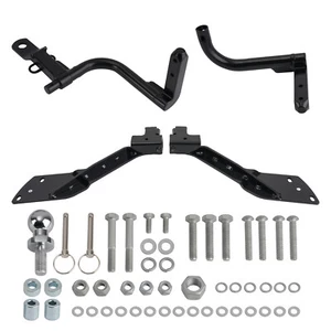 Trailer Hitch Mount for 2014-19 Harley-Davidson Touring Motorcycles Black - Picture 1 of 12