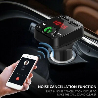 1x Car FM Transmitter Wireless 2 USB Charger MP3 Player Handsfree UK! - Image 1 of 4
