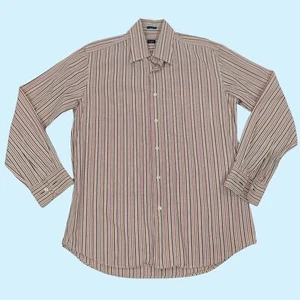 Camisa Paul Smith Rayas Multicolor Manga Larga Botón Delantero Para Hombre 16 41 - Imagen 1 de 4