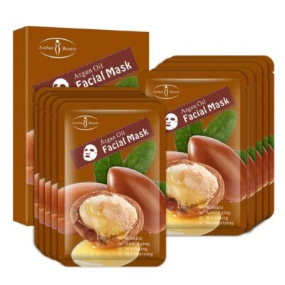 Aichun Beauty Papaya Organ Oil Facial Mask Essence (argan Oil) Pack of 10 - Image 1 of 3
