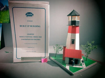 Model Power 6123 O SCALE BUILT UP BUILDING LIGHTED O.B. - Image 1 of 4