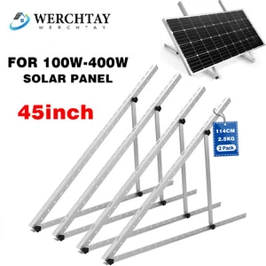 45in Solar Panel Brackets Adjustable Angle Mounting Frame Shed Boat Ground Mount - Picture 1 of 14