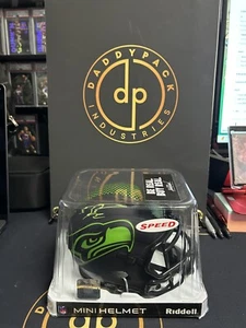 Russell Wilson auto mini helmet - Picture 1 of 4