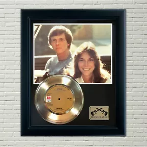Carpenters "Super Star" Framed 45 Gold Record Display - Picture 1 of 3