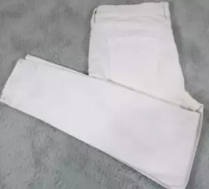 Old Navy-Rockstar Womens White Jeans-Size 10 (31x30) Mid Rise-Stretch Waist - Picture 1 of 10