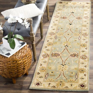 Safavieh Antiquity LIGHT BLUE / IVORY 2'-3" X 12' Runner - AT249A-212 - Picture 1 of 3