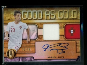 Adrien Silva 2019-20 Panini Gold Standard #GG-ASI Good as Gold Auto Mem Portugal - Imagen 1 de 2