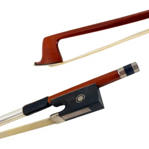 Arco de violín 4/4 madera de Brasil con rana de ébano, palo octogonal para adultos, estudiantes - Imagen 1 de 7