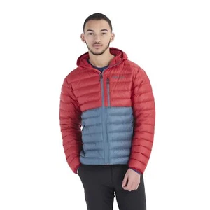 Marmot Highlander Hoody Winter Jacket, Team Red/Moon River, Large - Picture 1 of 3