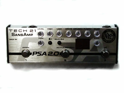 Used Tech 21 SansAmp PSA 2.0 Analog Programmable Preamp Guitar Effects Pedal - Image 1 of 3