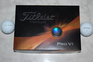 New 2023 - 2024 1 Dozen TITLEIST PRO V1 GOLF BALLS Free 2 Dozen Tees - Picture 1 of 4
