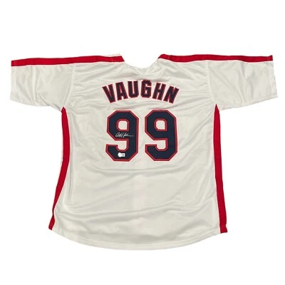 Charlie Sheen Signed Major League Wild Thing Jersey Beckett Witness BAS COA - Image 1 of 3