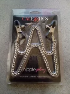 "CALEXTICS"TIERED NIPPLE CLAMPS nipple Play - Picture 1 of 2