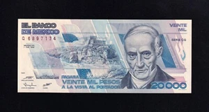 F.C. MEJICO MEXICO , 20000 PESOS 1988 , EBC- ( XF- ) , P.92a . - Imagen 1 de 2