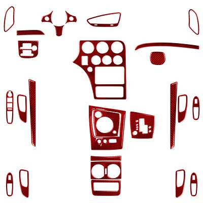 32Pcs Red Carbon Fiber Kits Full Interior Trim Sticker For Alfa Romeo 159 04-11 - Изображение 1 из 4