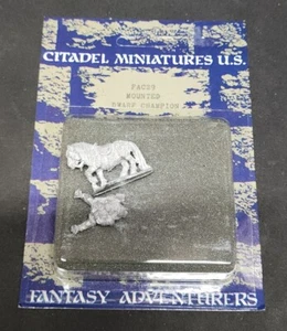 CITADEL MINIATUREN U.S. FAC29 MONTIERTER ZWERG CHAMPION MOC BLEI METALL VINTAGE - Bild 1 von 2