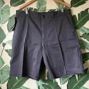 Lee Extreme Motion Flat Front Mens Shorts Charcoal Size 38 NWT - Picture 1 of 6