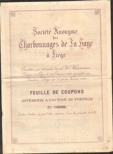 KOHLE AUS HAAG (LIEGE BELGIEN) (W) - Bild 1 von 1