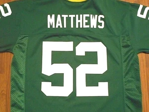 Clay Matthews Jr. #52 Green Bay Packers Jersey by NFL Team Apparel, Youth Medium - Picture 1 of 4
