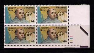 US USA Sc# C116 MNH FVF PL# BLOCK Map Junipero Serra San Gabriel Mission - Picture 1 of 1