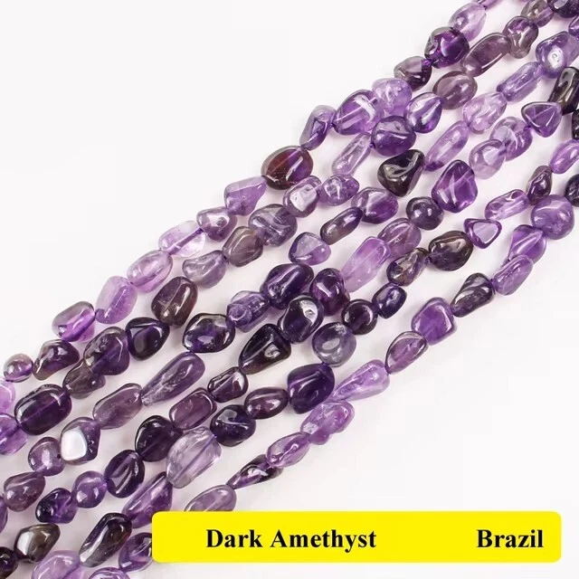 ECHT AMETHYST Nugget  Strang Kette Kettenstrang 40 cm - Bild 1 von 4