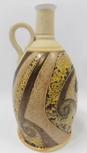 Vaso brocca ceramica vintage dipinto a mano disegni paisley metallici SPEDIZIONE GRATUITA USA! - Foto 1 di 10