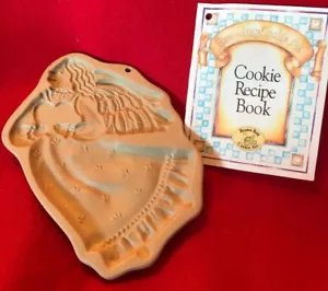BROWN BAG COOKIE ART 1987 WINGED Gabriel ANGEL HEART NEW WITH RECIPE BOOK - Imagen 1 de 5