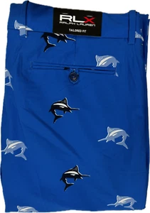 RLX Golf Ralph Lauren Mens Tailored Fit Trousers | Swordfish Blue | 34x32 34R - Picture 1 of 5