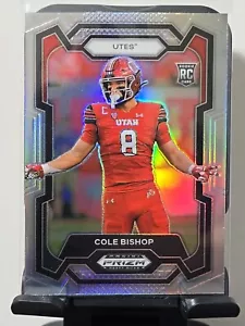 Tarjeta de radiocontrol Prizm Draft Picks Cole Bishop PLATA Prizm Rookie 2024 #179 Bills Utah - Imagen 1 de 6