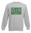 Climate Change Matters Bluza Sweter Save The World Global Warming Wegański