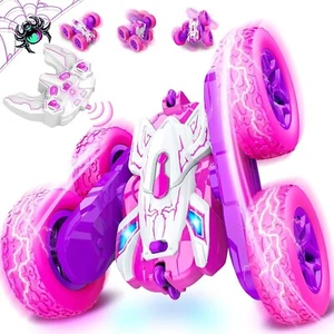 RC Auto Spielzeug für 3 4 5 6 7 8 Jahre alte Mädchen Geschenke, 360° Flip Toys für Mädchen Spielzeug - Bild 1 von 6