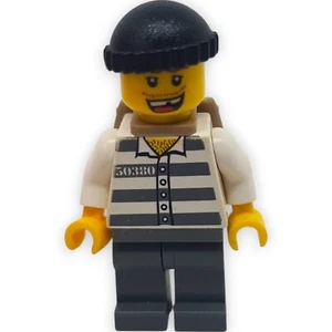 Lego City Gefangener cty0217 Police Polizei Räuber Gauner Dieb Minifigur Ersatz - Bild 1 von 4