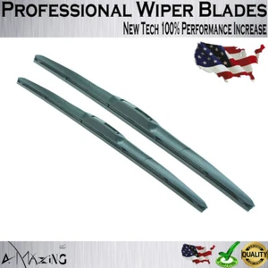 Limpiaparabrisas de gran calidad 24" + 16" calidad OEM gancho en J sin soporte - Imagen 1 de 3