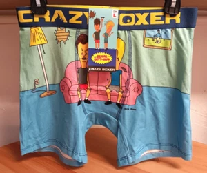 Beavis And Butt Head Crazy Boxer Briefs Mens Underwear Large 36-38 MTV Viacom - Picture 1 of 7